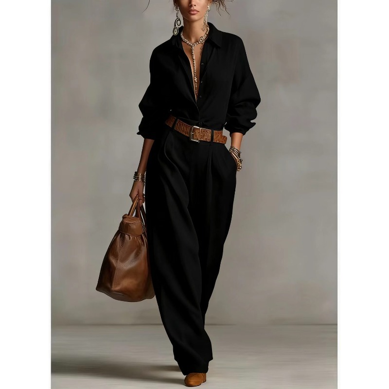 Spring Summer Temperament Soli - Linen Pant Wide 评论和价格