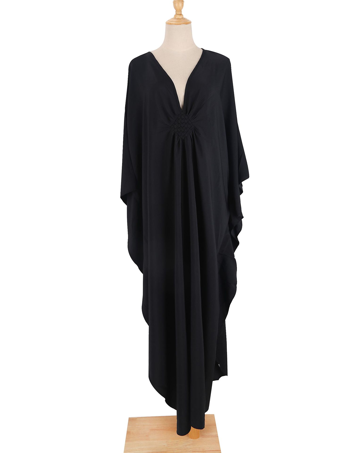 Women Solid Color Cover Up V N - Cover Up Kaftan 评论和价格